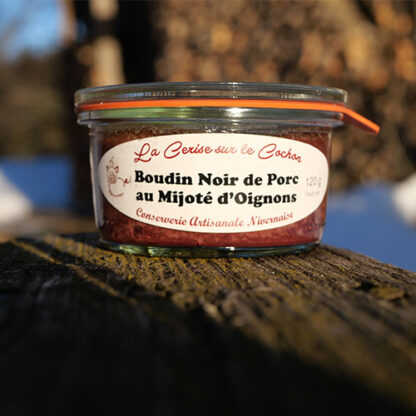 Boudin Noir de Porc au Mijoté d’Oignons