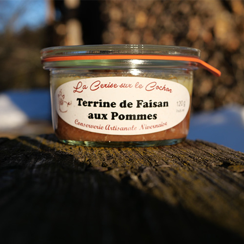 Terrine de Faisan aux Pommes - La Cerise sur le Cochon
