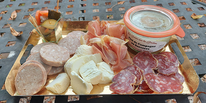 Planche apéro pour 2 personnes
